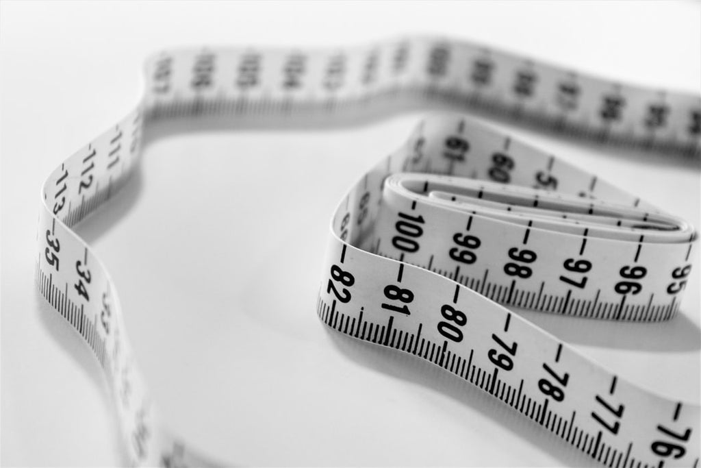 A tape measure used for weight management and sewing