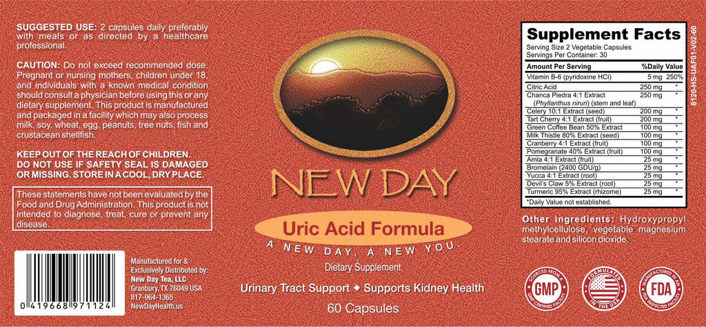 Uric Acid Cleanse | 60 Capsules